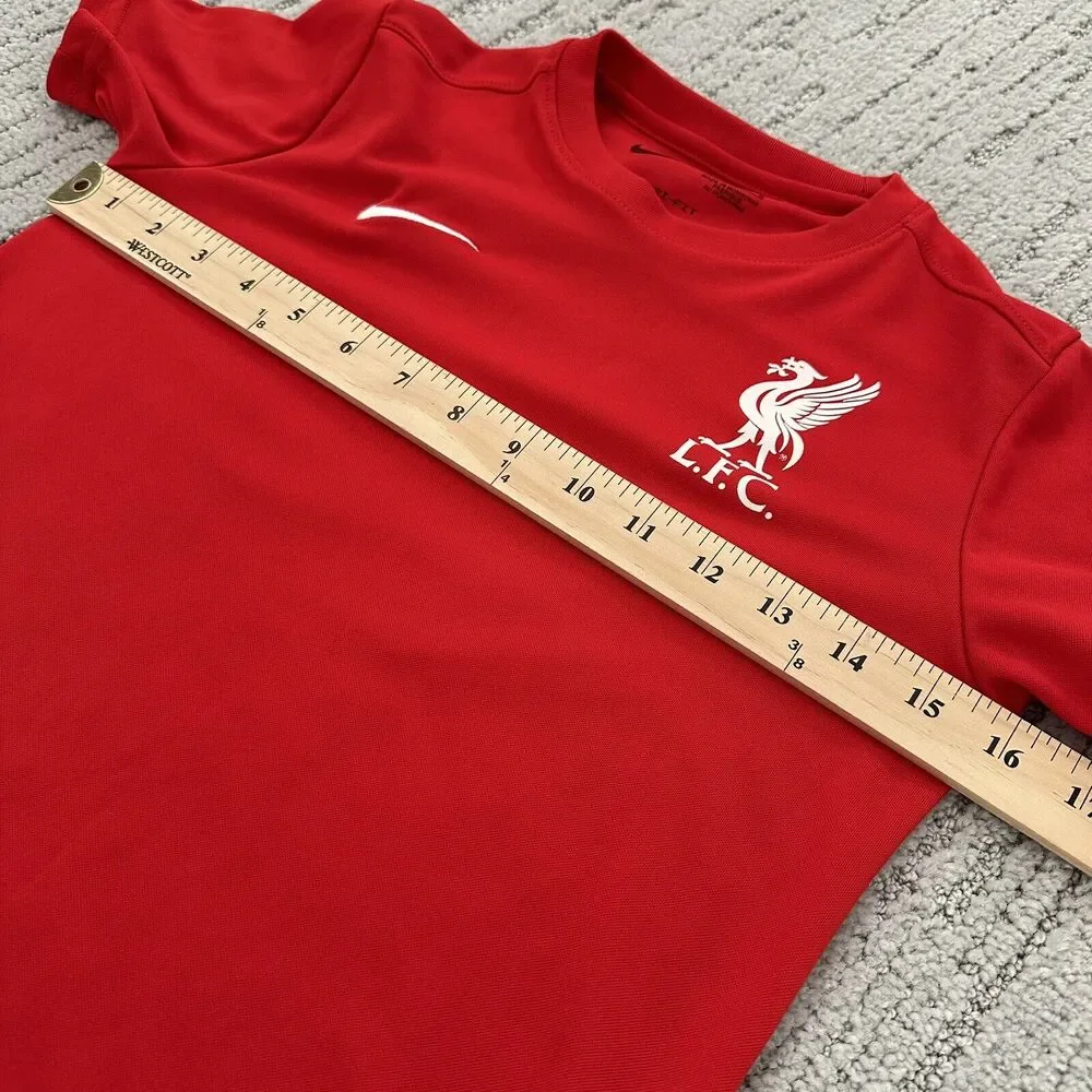 James Norris Liverpool Soccer Football Nike Training Shirt Youth Size Medium Red